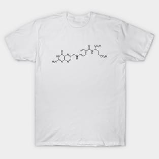 Vitamin B9 Folic Acid C19H19N7O6 Molecule T-Shirt